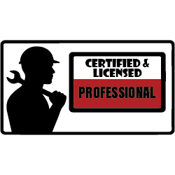 Certified Licensed and Professional badge